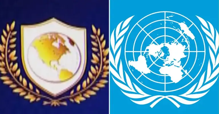 বোর্ড অফ পিস ও জাতিসংঘের লোগো